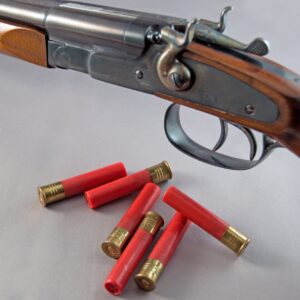 Shotgun with red shells